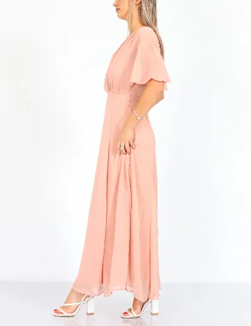 Rochie lunga Vila, roz