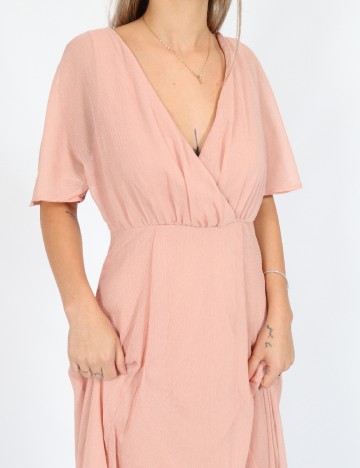 Rochie lunga Vila, roz