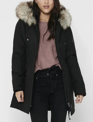 Geaca Only, negru Negru
