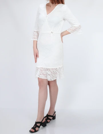 Rochie scurta Chiara Forthi, alb