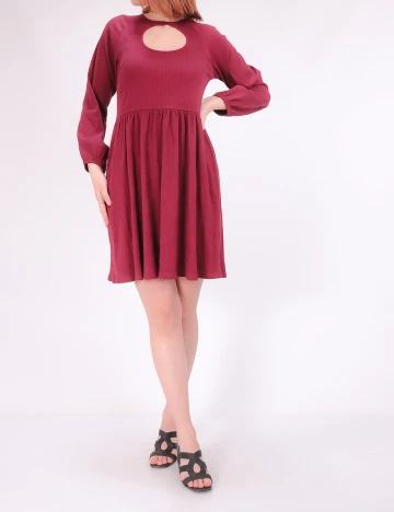Rochie scurta Noisy May, grena
