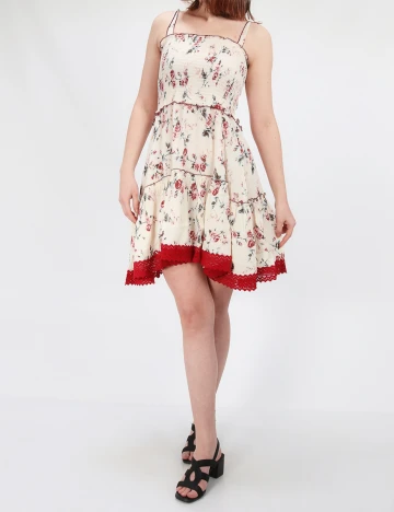 Rochie Scurta Savage Culture, crem