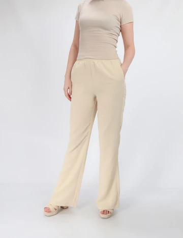 Pantaloni Reserved, crem