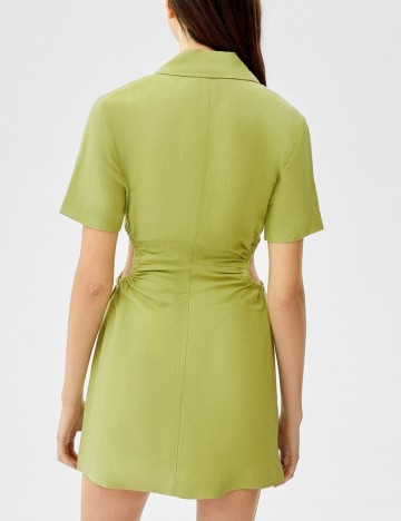 Rochie scurta Bershka, verde