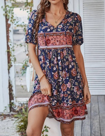 Rochie scurta SHEIN, floral