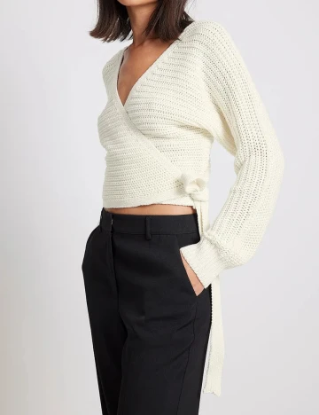 Bluza NA-KD, alb Alb