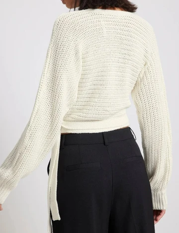 Bluza NA-KD, alb Alb