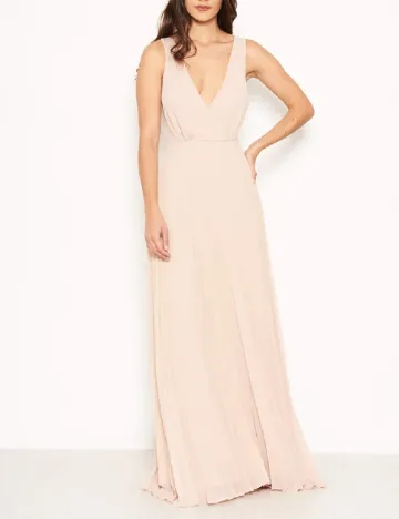 Rochie lunga AX Paris, roz