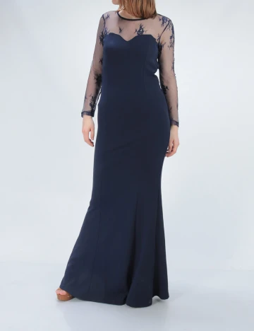 Rochie Lunga Make Way, bleumarin