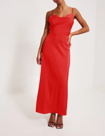 Rochie Lunga Vila, rosu Rosu
