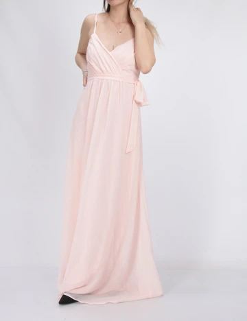Rochie lunga Chiara Forthi, roz
