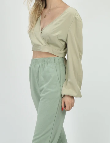 Top SHEIN, verde