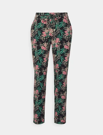 Pantaloni Vero Moda, negru floral