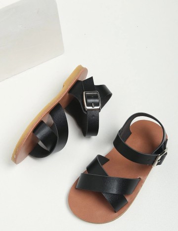 Sandale Shein Kids, negru, 22