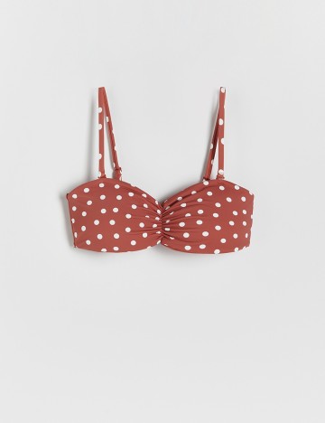 Sutien de baie Reserved, roz pudra inchis