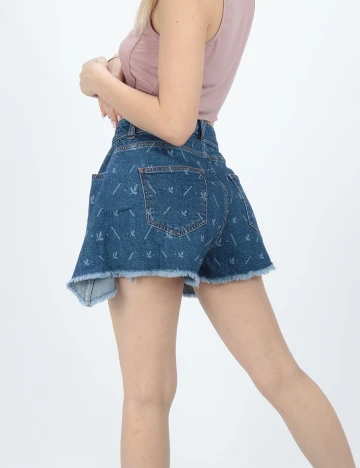 Pantaloni Scurti Only, bleumarin Albastru