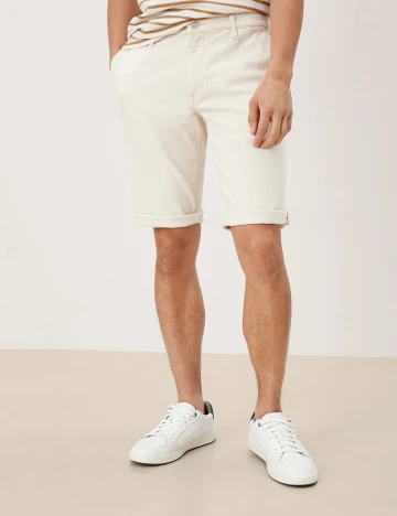Pantaloni scurti s.Oliver, ecru