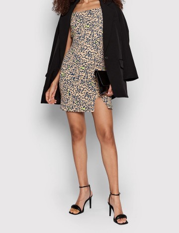 Rochie scurta Noisy May, piersica, M