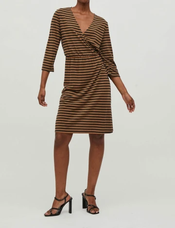Rochie scurta Vila, maro