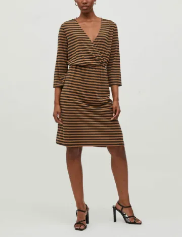 Rochie scurta Vila, maro