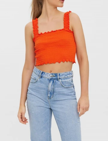 Top Vero Moda, portocaliu