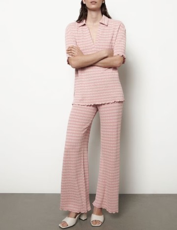 Pantaloni Reserved, roz, M