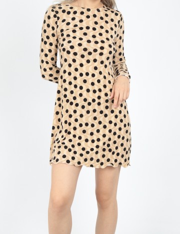 Rochie scurta Stradivarius, crem, S