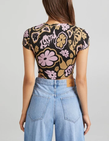 Top Bershka, mix culori