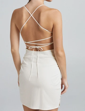 Rochie Scurta Bershka, alb