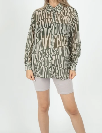 Camasa Stradivarius, verde Verde
