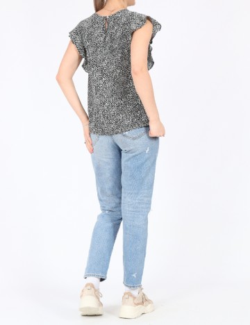 Bluza Stradivarius, negru
