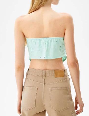 Top Bershka, verde