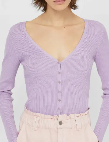 Cardigan Stradivarius, lila