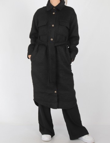 Palton BUBBLEROOM, negru, L