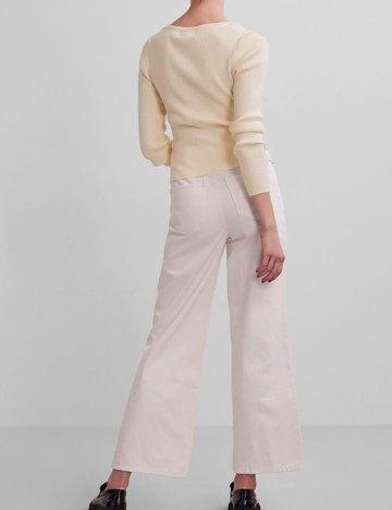 Bluza Pieces, crem