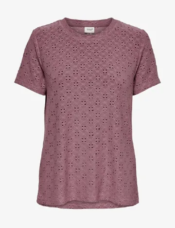 Bluza Jacqueline de Yong, roz pudra inchis