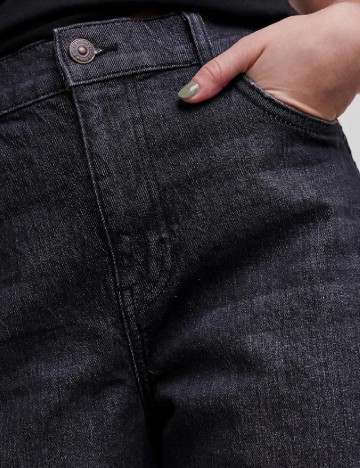 Blugi Pieces, negru