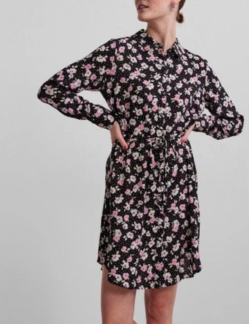 Rochie scurta Pieces, negru