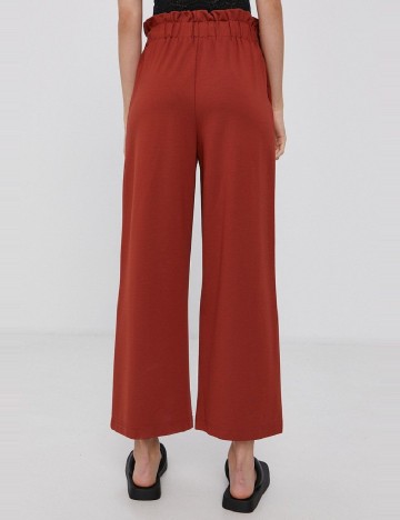 Pantaloni Only, caramiziu