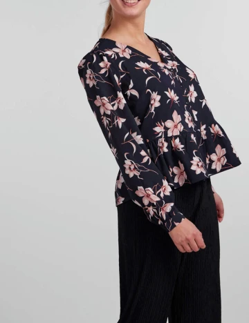 Bluza Pieces, bleumarin
