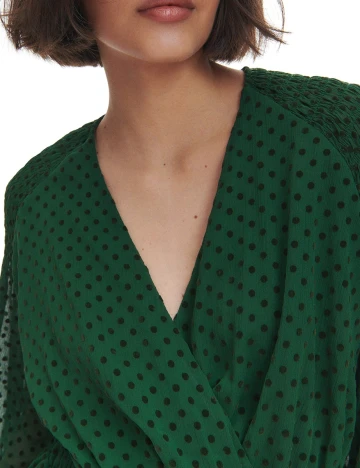 Rochie scurta Reserved, verde Verde