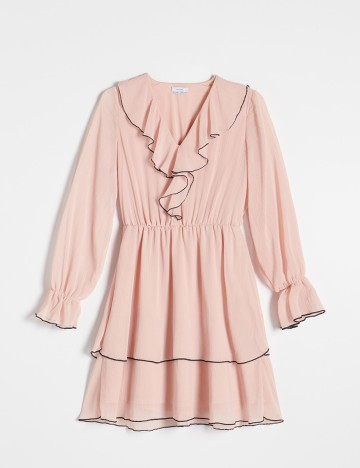 Rochie scurta Reserved, nude