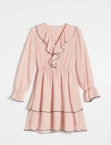 Rochie scurta Reserved, nude
