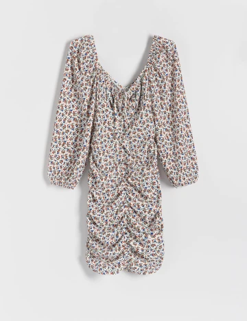 Rochie scurta Reserved, alb