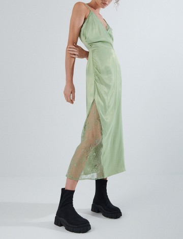 Rochie medie Reserved, verde, M
