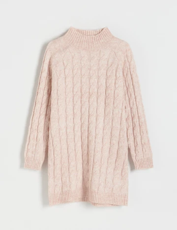 Rochie scurta Reserved, nude Roz