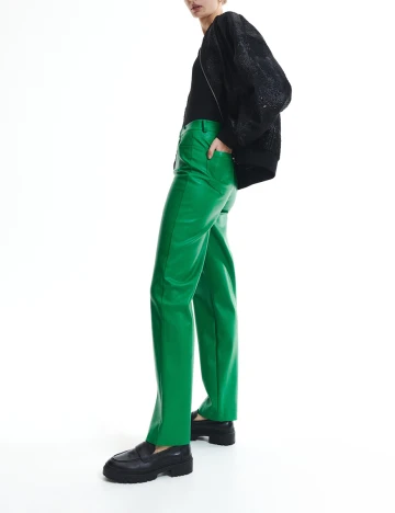 Pantaloni Reserved, verde Verde