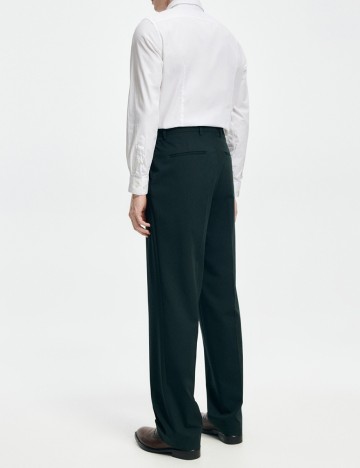 Pantaloni Reserved, verde inchis