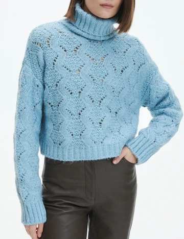 Pulover Reserved, bleu Albastru