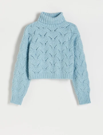 Pulover Reserved, bleu Albastru
